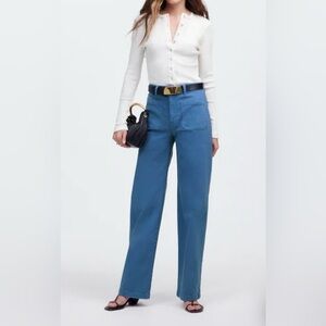 Madewell NWT The Emmett Wide-Leg Pant: Patch Pocket Edition size 29